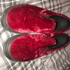 Red Velvet Vans